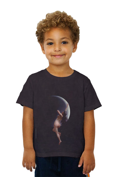 Kids Falero Luis Ricardo  - "Moon Nymph" (1883)&nbsp;Kids T-Shirt