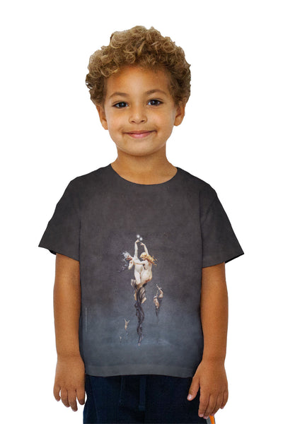 Kids Luis Ricardo Falero - "Twin Stars" (1881)&nbsp;Kids T-Shirt
