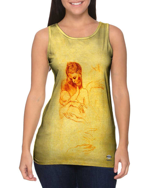 Pablo Picasso - "Mother and Child" (1921) Womens Tank Top