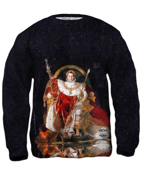 Jean Auguste Dominique Ingres - "Napoleon on His Imperial Throne" (1806) Mens Sweatshirt