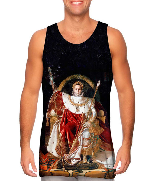 Jean Auguste Dominique Ingres - "Napoleon on His Imperial Throne" (1806)&nbsp;Mens Tank Top