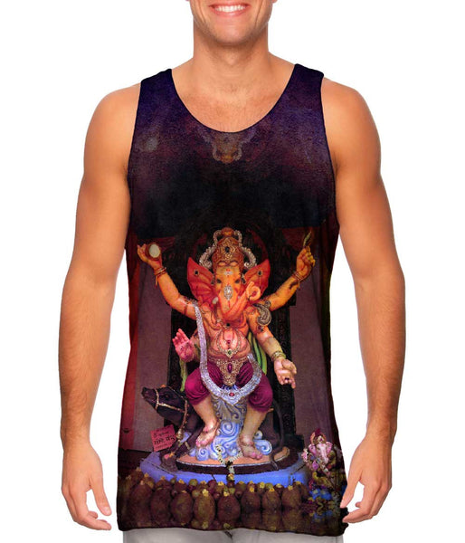 Kirti Krishna Badkundri - "Lord Ganesha Idol Karnataka" Mens Tank Top