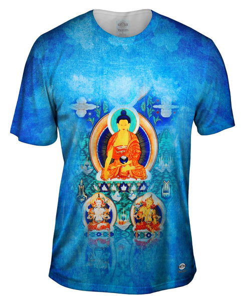 Chenrezig and Manjushri - "Shakyamuni"&nbsp;Mens T-Shirt