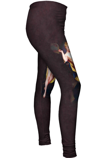 Luis Ricardo Falero - "Falero Luis Riccardo La Pose" (1879)&nbsp;Womens Leggings