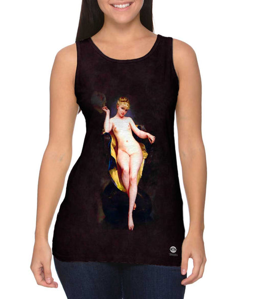 Luis Ricardo Falero - "Falero Luis Riccardo La Pose" (1879)&nbsp;Womens Tank Top