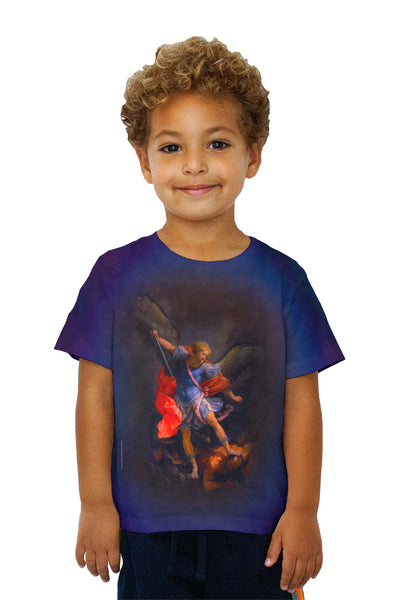 Kids Guido Reni - "The Archangel Michael defeating Satan" (1635)&nbsp;Kids T-Shirt