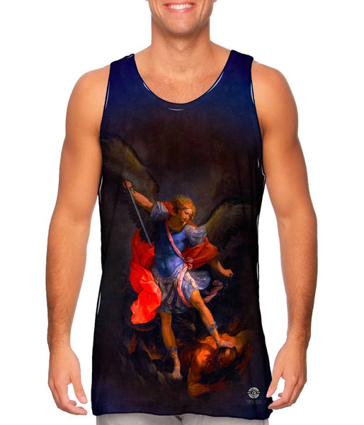 Guido Reni - "The Archangel Michael defeating Satan" (1635)&nbsp;Mens Tank Top