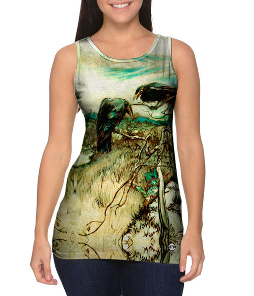 Arthur Rackham - "The Twa Corbies" (1919) Womens Tank Top