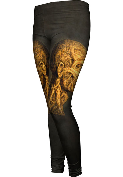 Giuseppe Arcimboldo - "Head Of A Man Composed Of Nude Figures Wrestling" (1929)&nbsp;Womens Leggings
