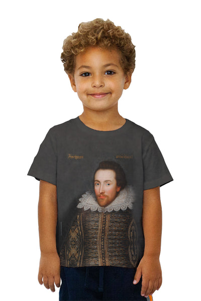 Kids Cobbe - "Portrait of Shakespeare" (1610) Kids T-Shirt