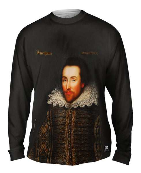 Cobbe - "Portrait of Shakespeare" (1610) Mens Long Sleeve