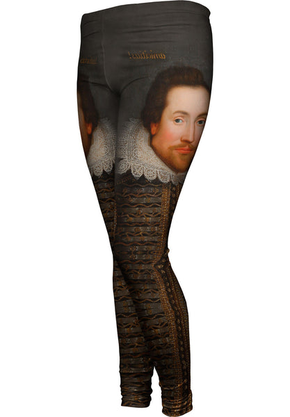 Cobbe - "Portrait of Shakespeare" (1610) Womens Leggings