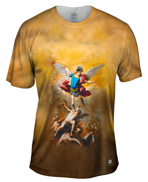 Luca Giordano - "Luca Fallen Angels" (1666) Mens T-Shirt