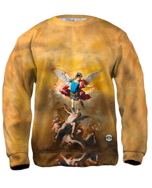 Luca Giordano - "Luca Fallen Angels" (1666) Mens Sweatshirt