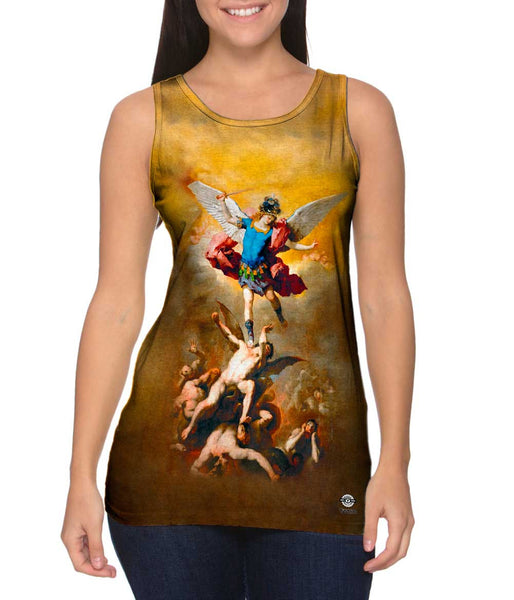 Luca Giordano - "Luca Fallen Angels" (1666) Womens Tank Top