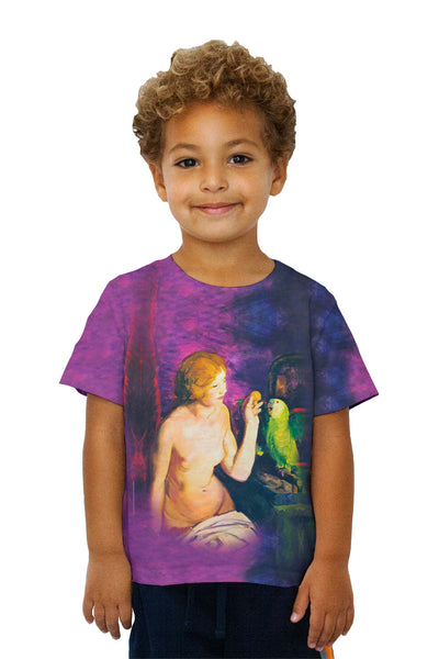 Kids George Bellows - "Nude Girl And A Parrot"&nbsp;Kids T-Shirt