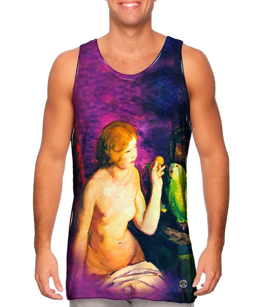 George Bellows - "Nude Girl And A Parrot"&nbsp;Mens Tank Top