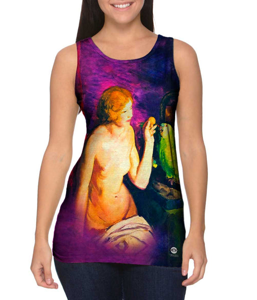 George Bellows - "Nude Girl And A Parrot"&nbsp;Womens Tank Top