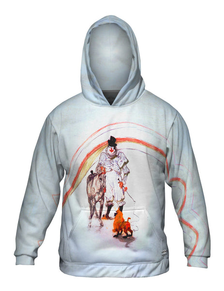 Henri de Toulouse-Lautrec - "At the circus, horse and monkey dressage" (1899)&nbsp;Mens Hoodie Sweater