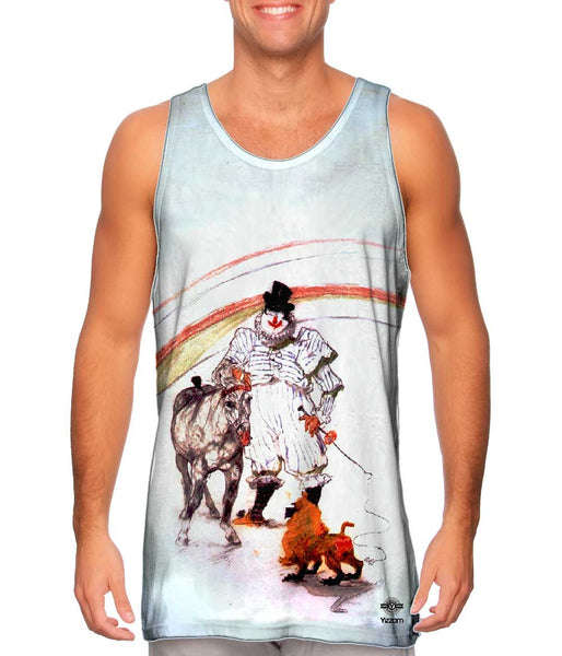 Henri de Toulouse-Lautrec - "At the circus, horse and monkey dressage" (1899)&nbsp;Mens Tank Top