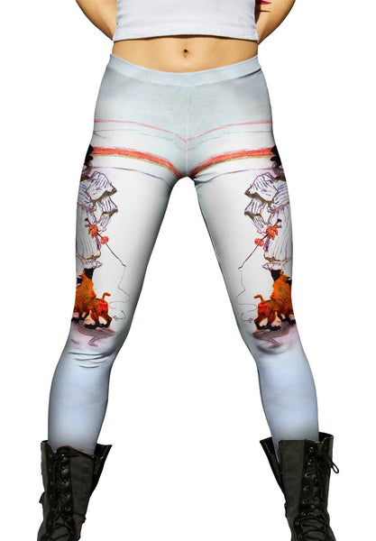 Henri de Toulouse-Lautrec - "At the circus, horse and monkey dressage" (1899)&nbsp;Womens Leggings