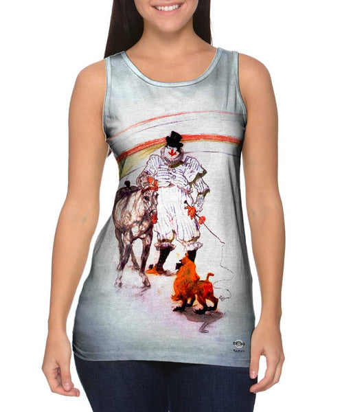 Henri de Toulouse-Lautrec - "At the circus, horse and monkey dressage" (1899)&nbsp;Womens Tank Top