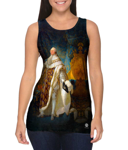 Antonie Francois Callet - "King Louis XVI" Womens Tank Top