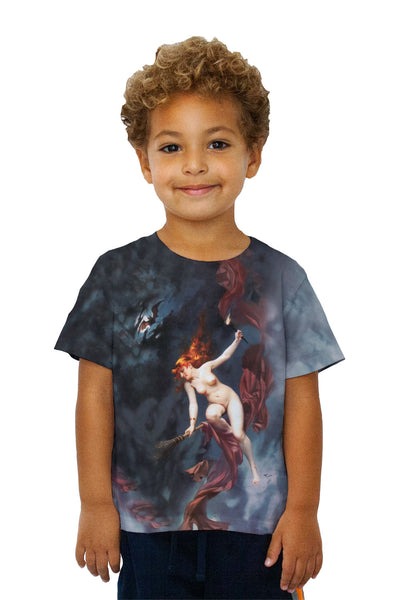 Kids Luis Ricardo Falero - "The Witches Sabbath" (1880)&nbsp;Kids T-Shirt