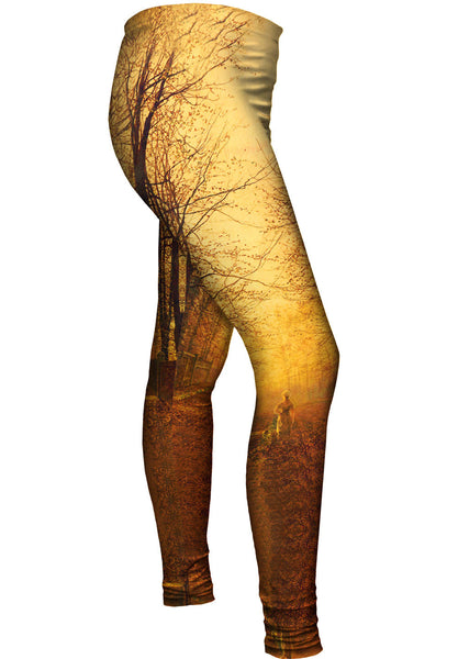John Atkinson Grimshaw - "A Golden Beam" (1882) Womens Leggings
