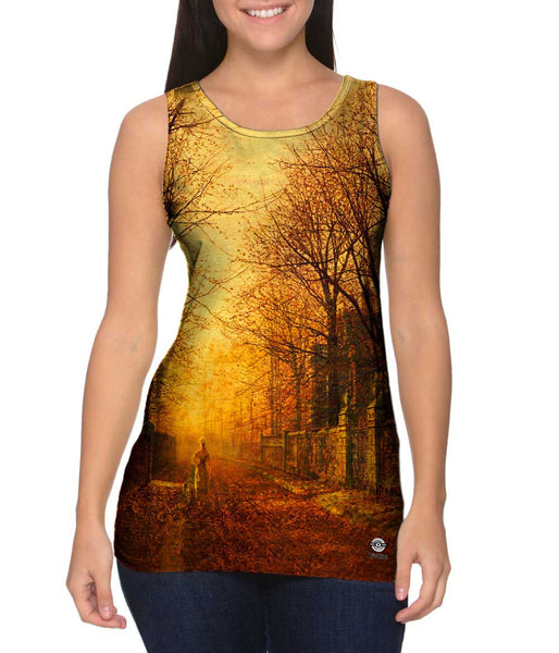 John Atkinson Grimshaw - "A Golden Beam" (1882)&nbsp;Womens Tank Top