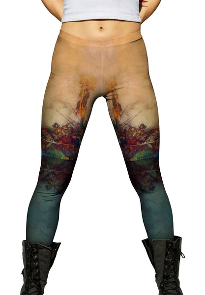 William Russell Flint - "Princess Ida" (1909)&nbsp;Womens Leggings