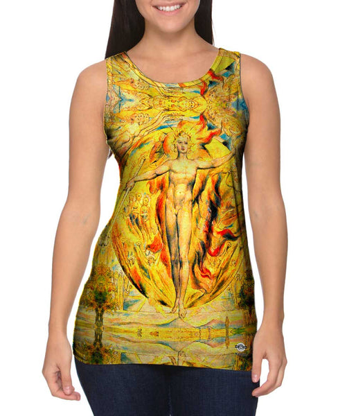 William Blake - "The Sun at His Eastern Gate" (1816)&nbsp;Womens Tank Top