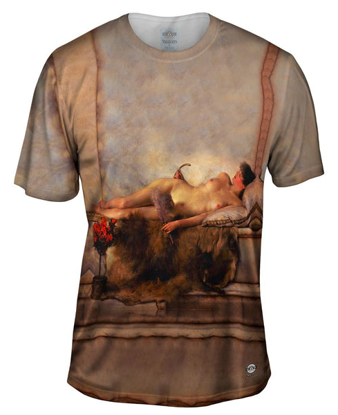 Sir Lawrence Alma-Tadema - "In the Tepidarium" (1881) Mens T-Shirt