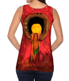 Odilon Redon - "The Flame Goddess of Fire" (1896)