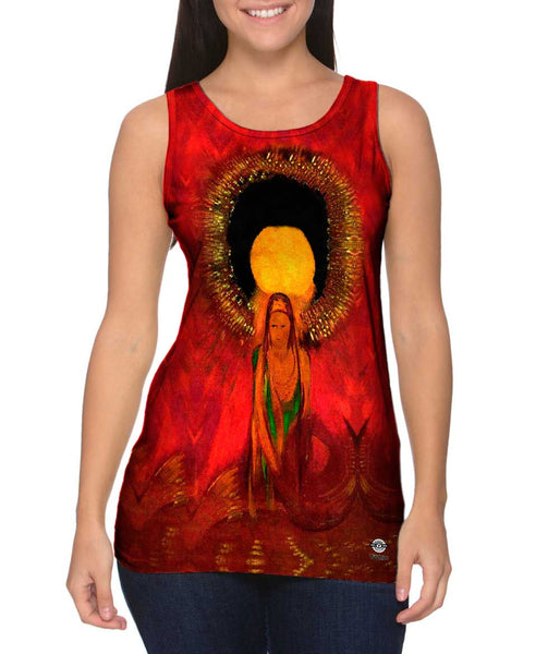 Odilon Redon - "The Flame Goddess of Fire" (1896)&nbsp;Womens Tank Top