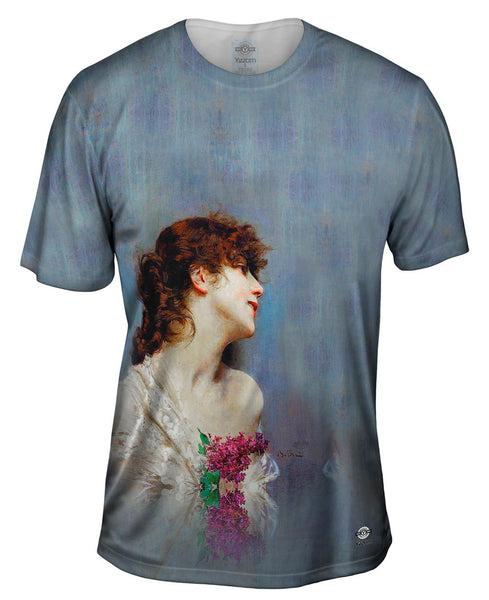 Giovanni Boldini - "Profile of a Young Woman"&nbsp;Mens T-Shirt