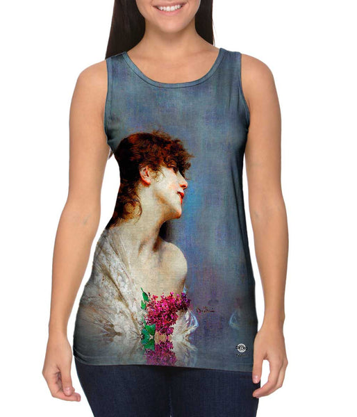 Giovanni Boldini - "Profile of a Young Woman"&nbsp;Womens Tank Top