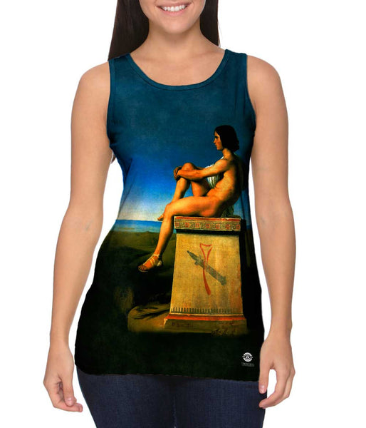 Jean-Hippolyte Flandrin - "Flandrin" (1834)&nbsp;Womens Tank Top