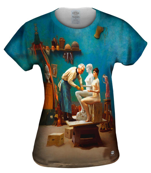 Jean-Leon Gerome - "Working in Marble" (1890) Womens Top