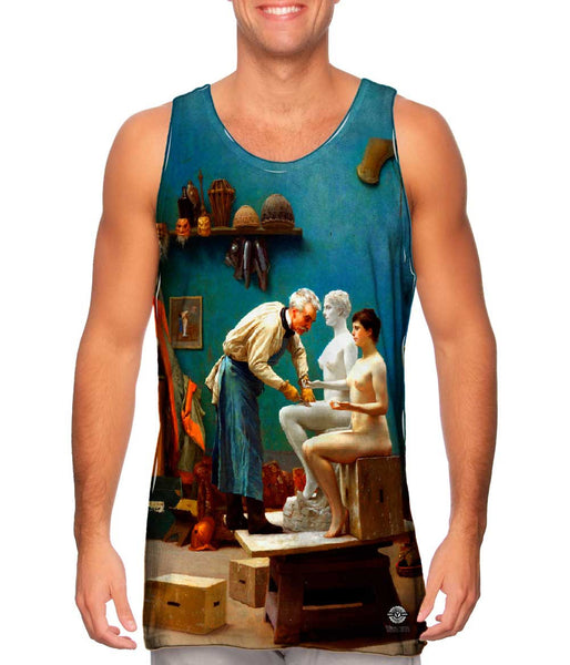 Jean-Leon Gerome - "Working in Marble" (1890)&nbsp;Mens Tank Top