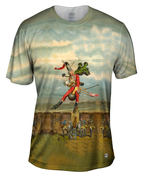 Gottfried Franz - "Munchhausen Overriding A Cannon Ball" (1896)&nbsp;Mens T-Shirt