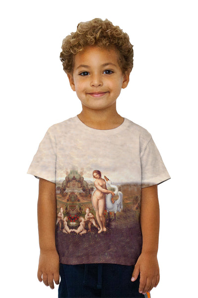 Kids Leonardo Da Vinci - "Leda" (1510) Kids T-Shirt