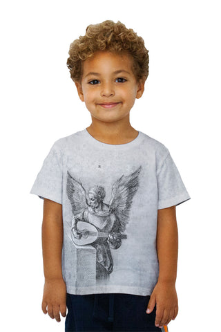 Kids Albrecht Durer - "Winged Man In Idealistic Clothing Playing a Lute" (1497)