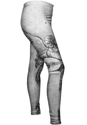 Albrecht Durer - "Winged Man In Idealistic Clothing Playing a Lute" (1497)