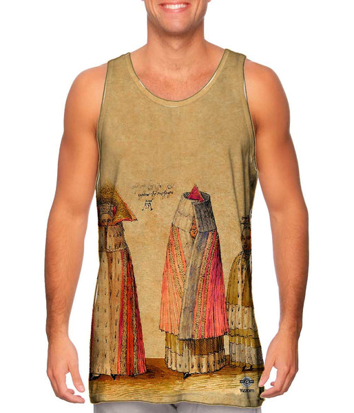 Albrecht Durer - "Three Mighty Ladies from Livonia" (1521) Mens Tank Top