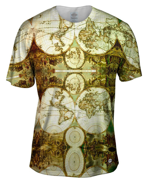 Frederik de Wit - "Nova Orbis Tabula in Lucem Edita" (1661)&nbsp;Mens T-Shirt