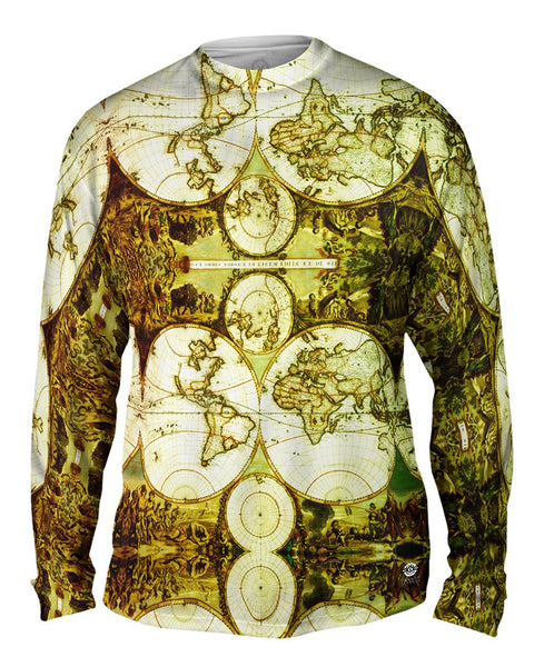 Frederik de Wit - "Nova Orbis Tabula in Lucem Edita" (1661) Mens Long Sleeve