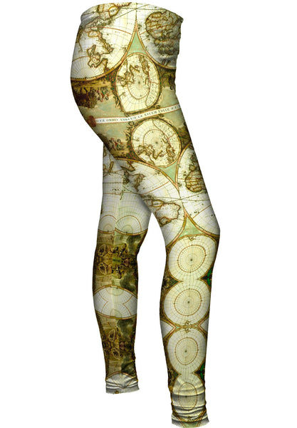 Frederik de Wit - "Nova Orbis Tabula in Lucem Edita" (1661)&nbsp;Womens Leggings