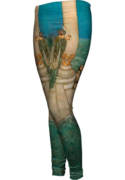 Edmund Dulac - "The Mermaid" (1911)&nbsp;Womens Leggings