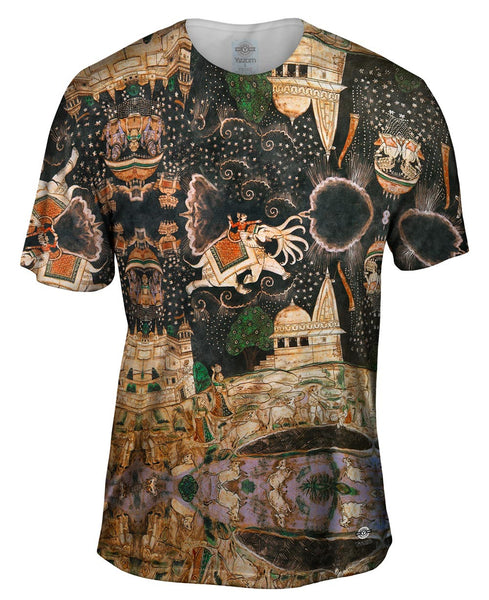 "Wedding Of Rama And Sita Bundi Palace Wall"&nbsp;Mens T-Shirt